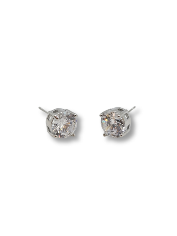 LB Mint Cubic Zirconia Stud - Large