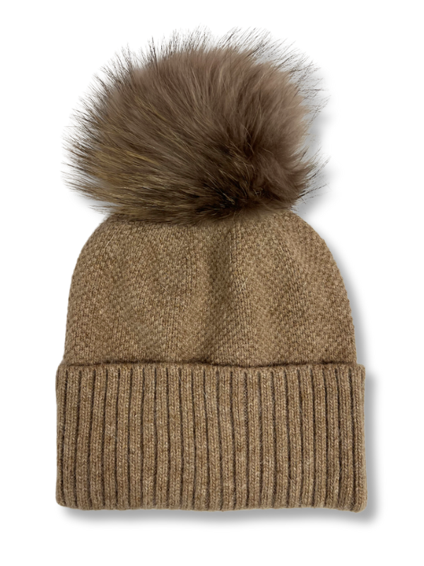 The Gwen Fur Pom Hat