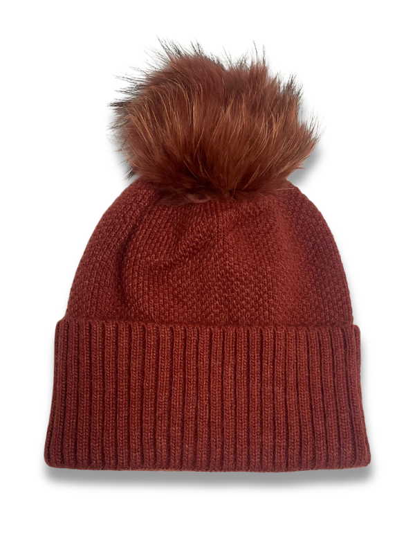 The Gwen Fur Pom Hat