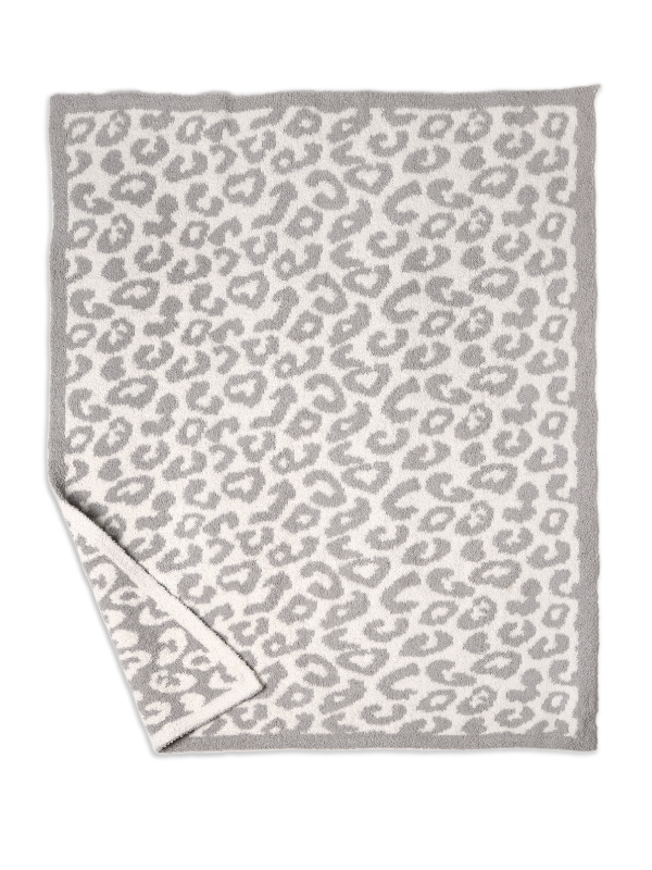 Mini Mint Cheetah Blanket