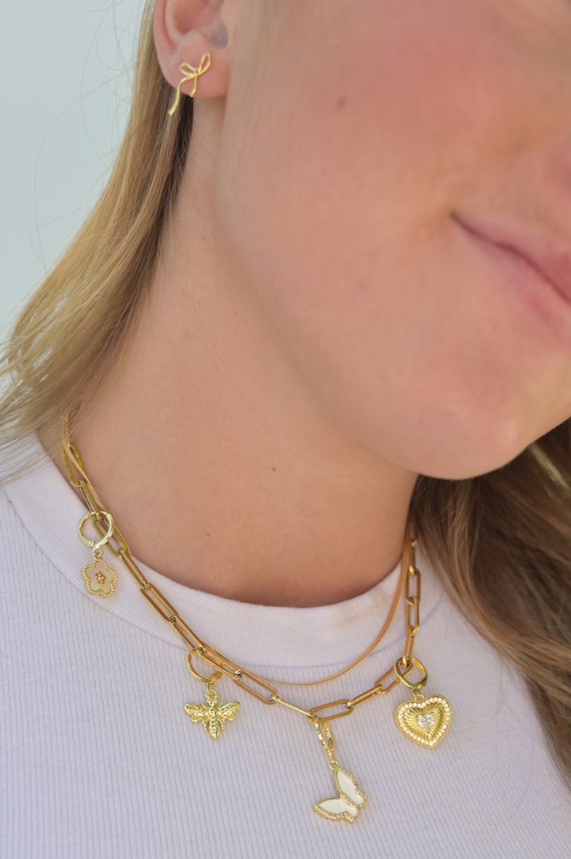 The Brooke Bow Earring