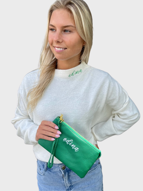 Game Day Oversized Mock Neck Sweater