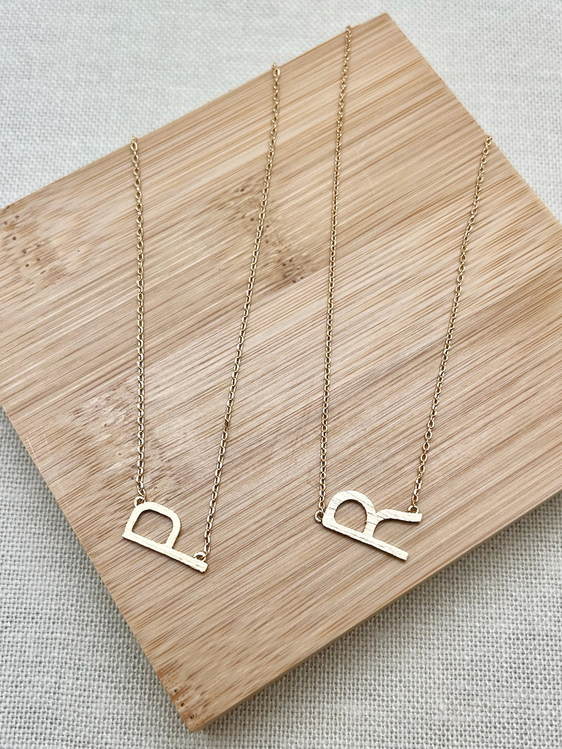 The Delicate Monogram Necklace