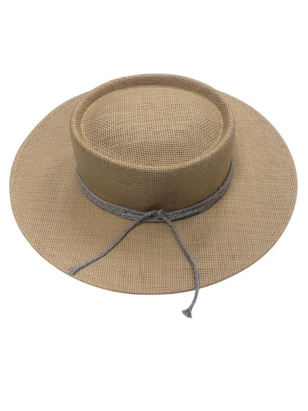 The Parker Flat Brim Hat - Tan