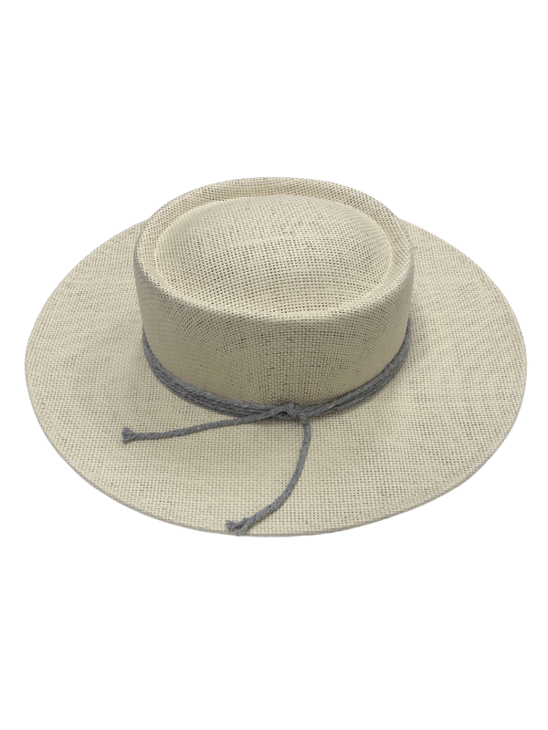 The Parker Flat Brim Hat - Cream