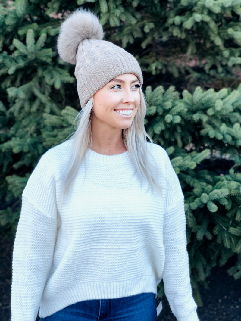 The Avery Pom Hat