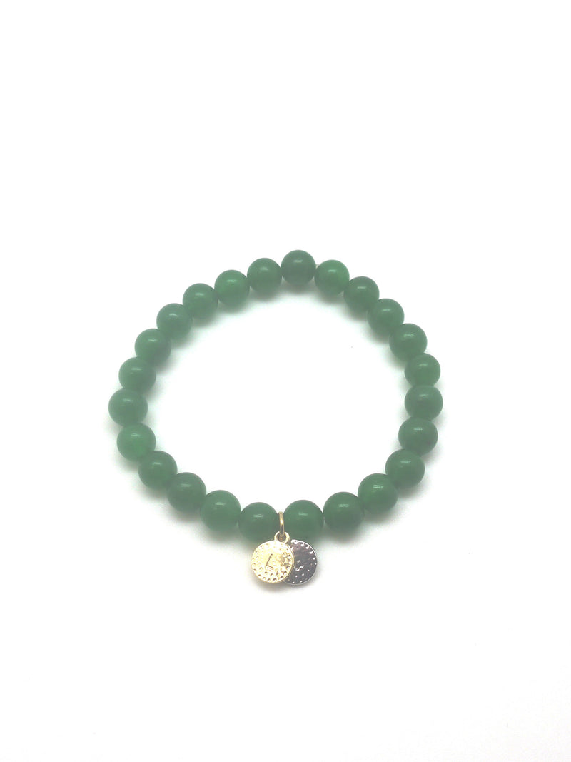 The "Love Life" Healing Stone Bracelet- Jade