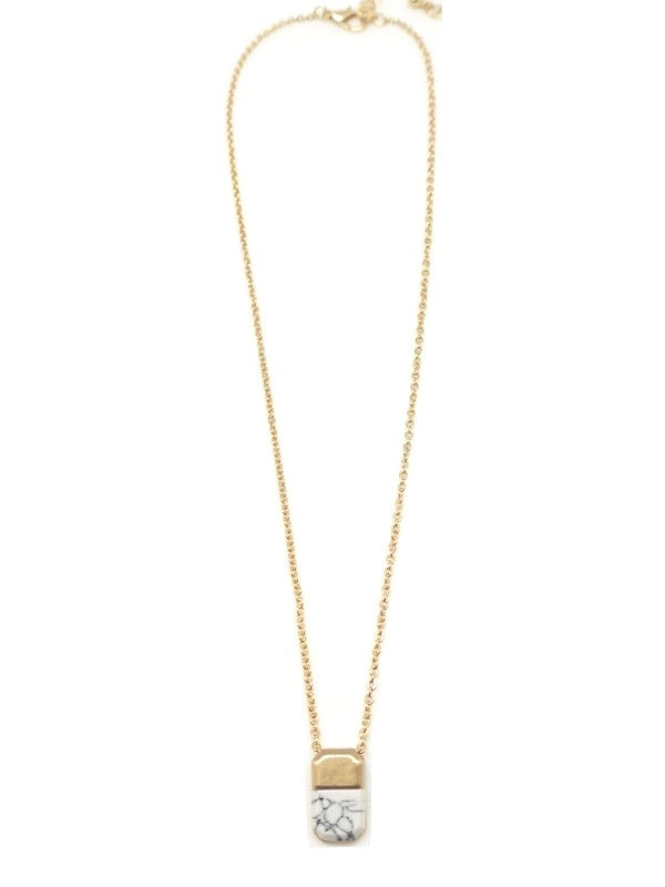 The Telly Necklace - White